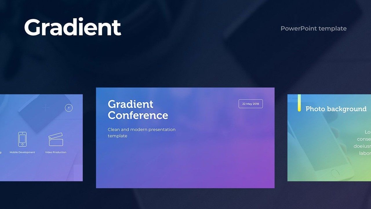 9Slide | Template Slide Powerpoint Gradient - Khóa học thiết kế Slide ...