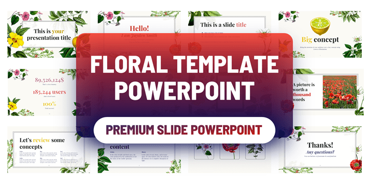 Download Floral Template Slide Powerpoint - Khóa học thiết kế Slide ...