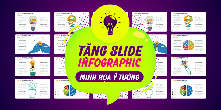 Download Slide Powerpoint Infographic Minh Họa Ý Tưởng - Khóa Học Thiết Kế  Slide Powerpoint Thuyết Trình Số 1 Việt Nam