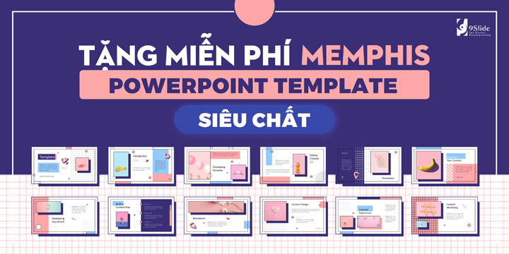 Download Template Slide Powerpoint Memphis - 3 - Khóa Học Thiết Kế Slide  Powerpoint Thuyết Trình Số 1 Việt Nam