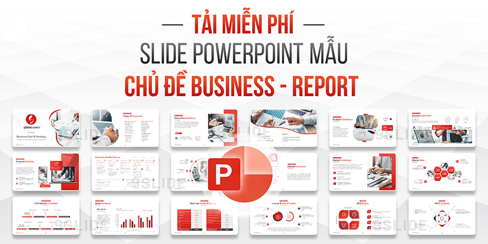 mẫu slide powerpoint báo cáo kết quả kinh doanh